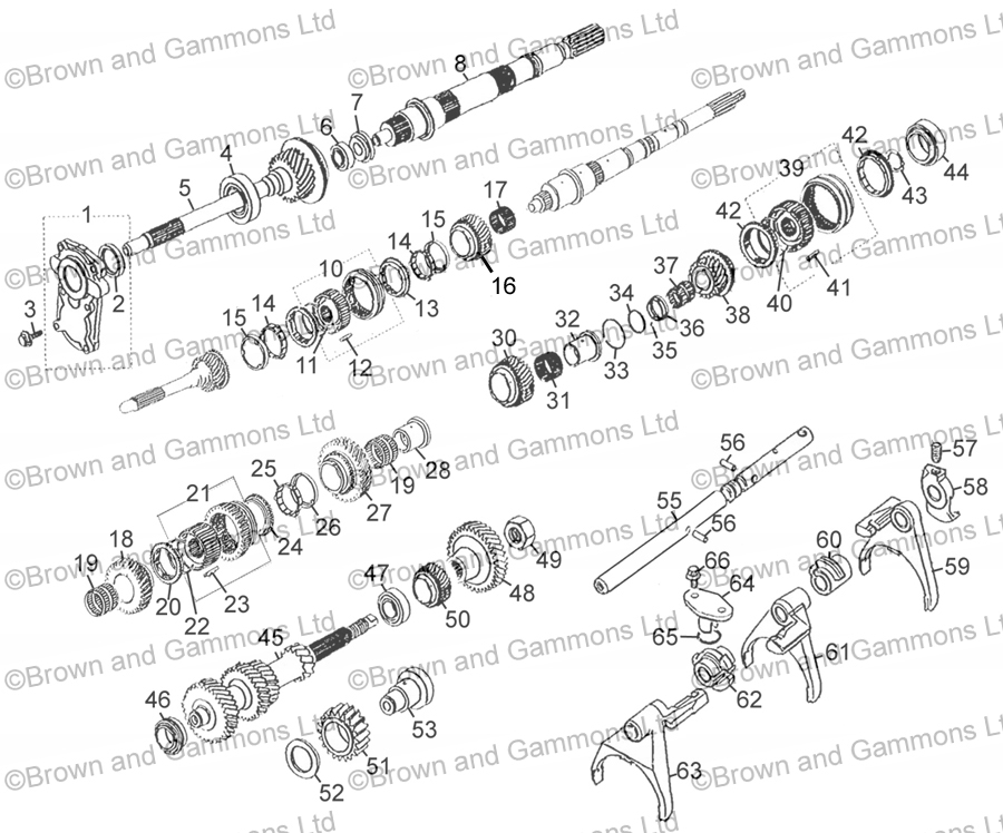 Image for R380 Internal - Gearbox